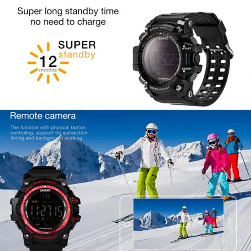 Спортивные Смарт часы EX16 с Bluetooth водонепроницаемые до 50 м|bluetooth smart watch|smart watchbluetooth