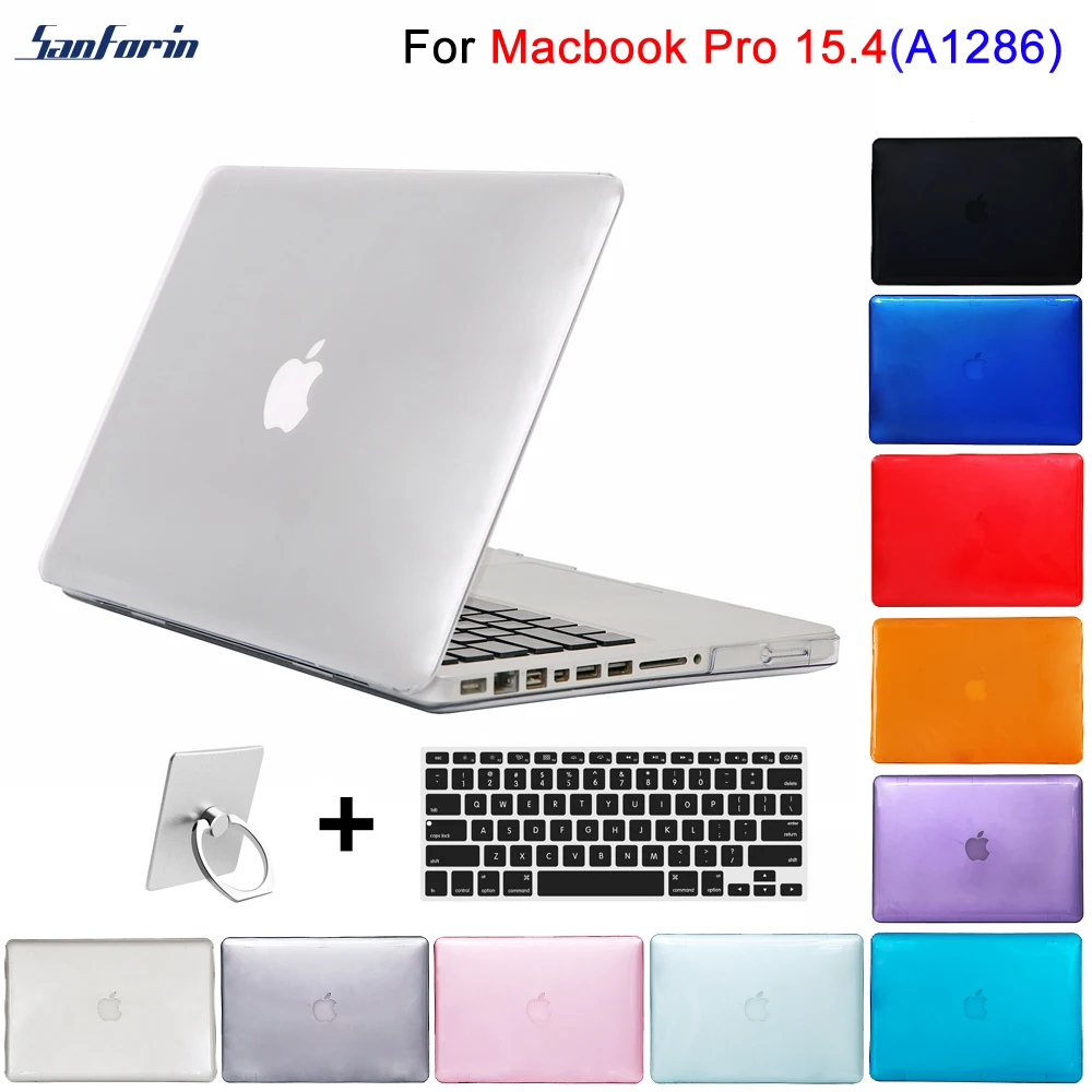 

Crystal Plastic Hard Case Cover for Old MacBook Pro 15 Inch (A1286 CD-ROM) Clear Ultra Thin Shell Cover for Pro 15 A1286
