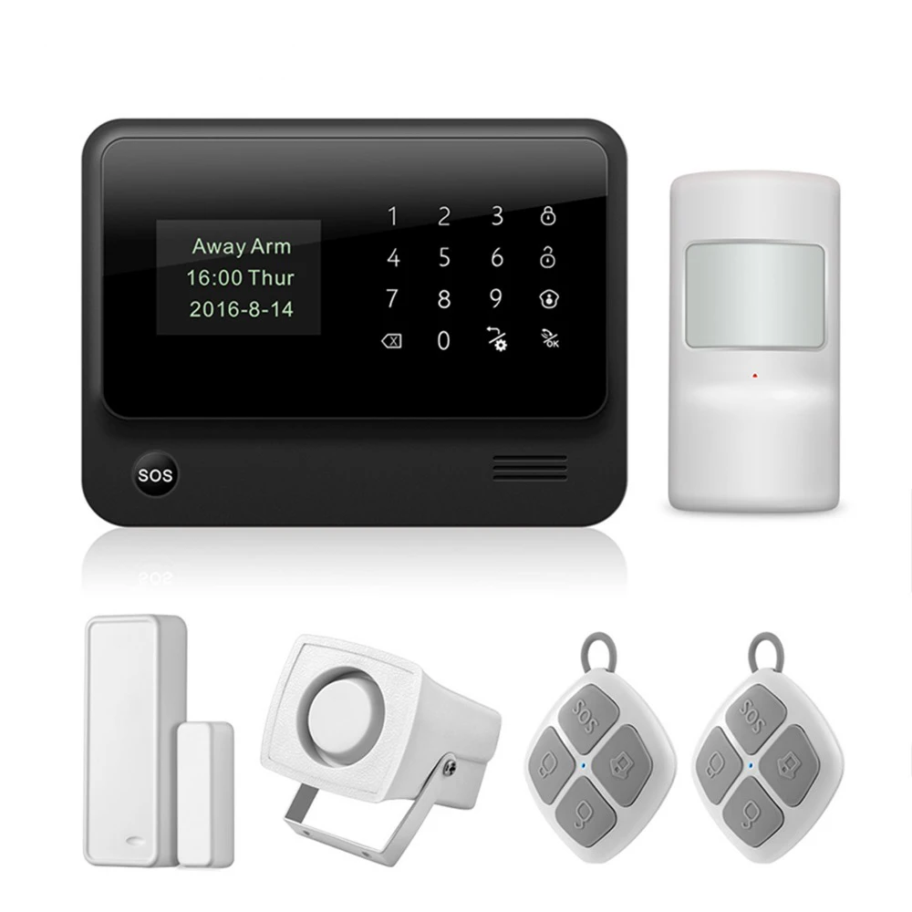Fuers G90B WIFI GSM 2G GPRS Alarm System Touch Keyboard Wireless Smart House Security System APP Remote Control