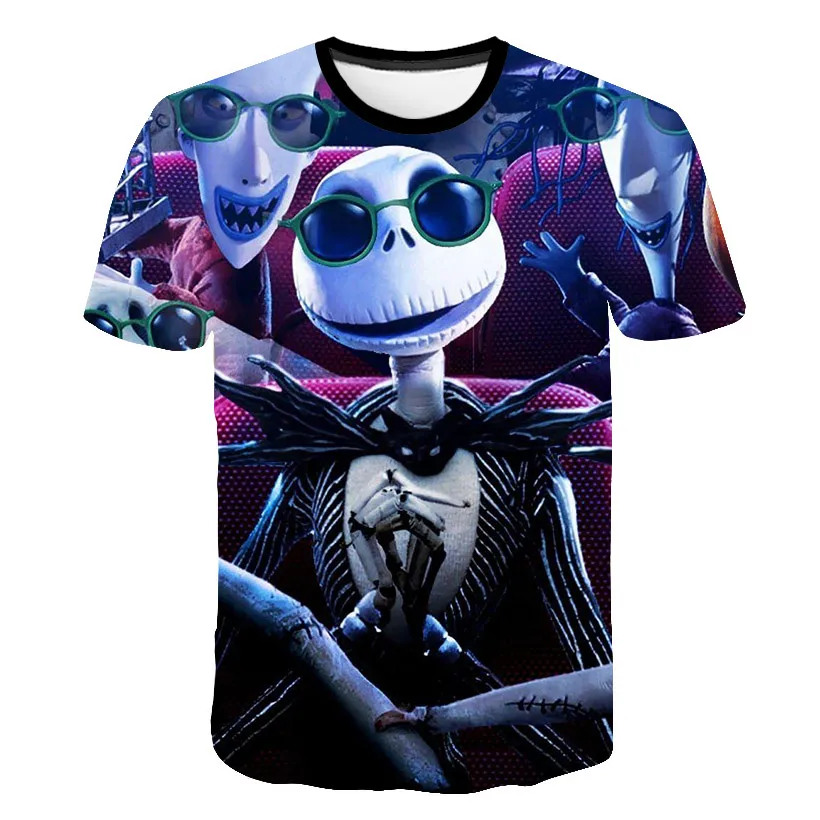 

3D HALLOWEEN Pumpkin Ghost Cool O-Neck Short Sleeves T Shirts Women/Men Goth Summer Kpop Hip Hop Harajuku Streetwear T-Shirts