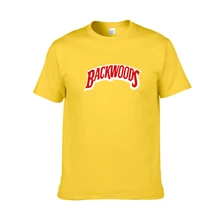 BACKWOODS новые летние мужские с принтом T рубашка мужская мода короткий рукав, о-образный вырез, хлопковая футболка в стиле хип-хоп Рок уличная Для мужчин Костюмы