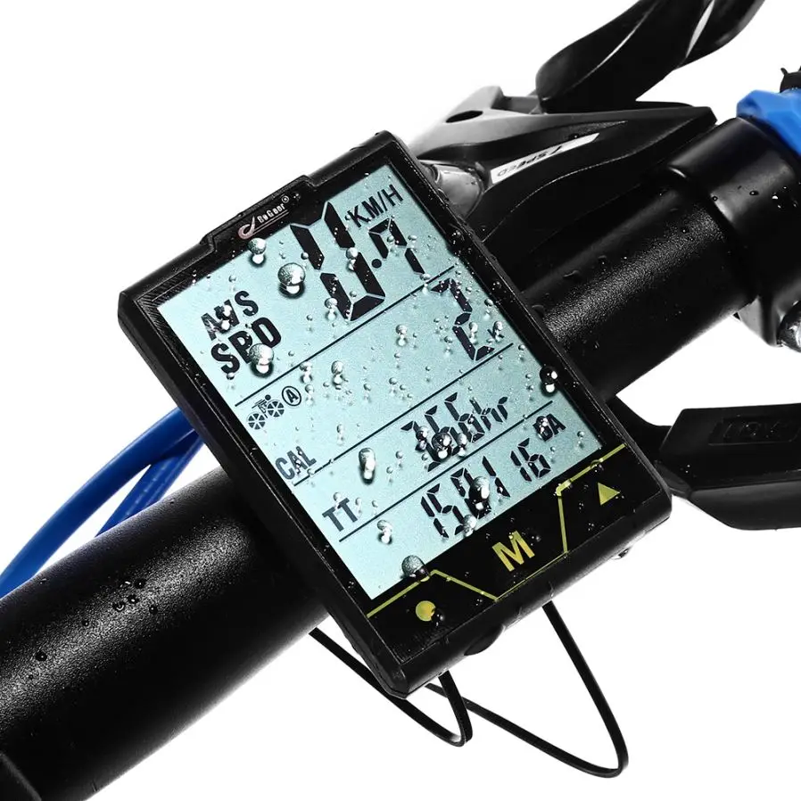 

BOGEERBike Computer Wireless/ Wired Multi Function Sensor Bicycle Bike Speedometer Odometer With Backlight Waterproof ciclismo
