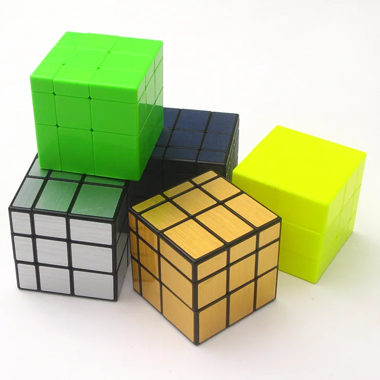 Moyu MofangjiaoShi ветряная мельница 3x3 зеркальный Куб серебро золото куб обучающий Cubo Magico игрушка подарок идея Прямая доставка