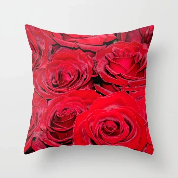 Mylb 45x45 см, чехол для подушки с 3D принтом розы, чехол для подушки, наволочка для подушки, чехол для гостиной, кровати, цветочного пиона - Цвет: 21