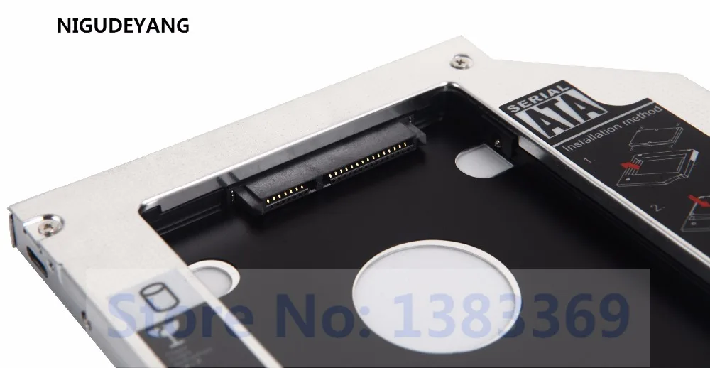 NIGUDEYANG 2nd SATA HDD SSD жесткий диск Caddy адаптер для lenovo Y410 Y410P Y410PT Z500