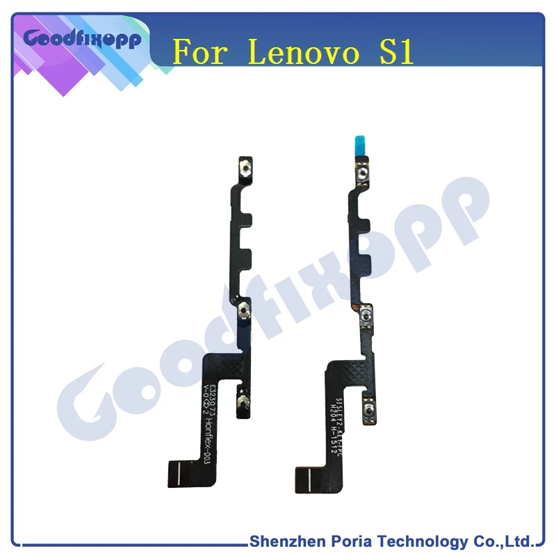 LEN051 Original 100% tested For Lenovo S1 Power on off Volume Button Up Down Key Flex Cable Ribbon Replacement Parts free shipping(2)