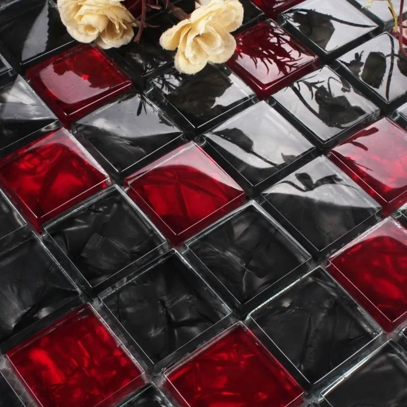 Red Glass Tile Kitchen Backsplash popular red glass tile-buy cheap red glass tile lots from china Red Glass Tile Kitchen Backsplash popular red glass tile-buy cheap red glass tile lots from china