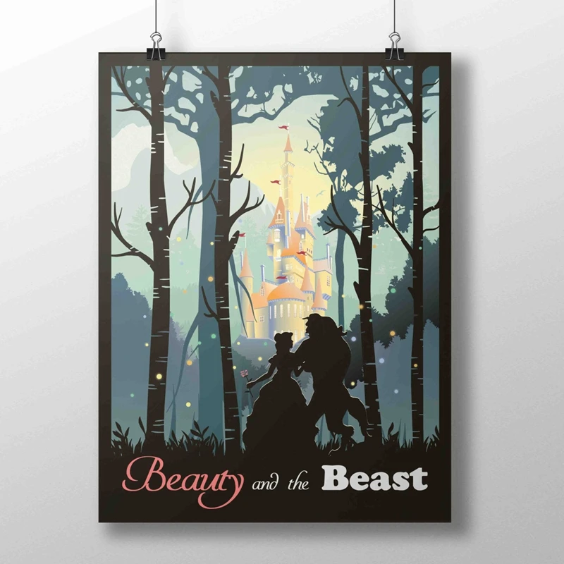 Beauty & the Beast print
