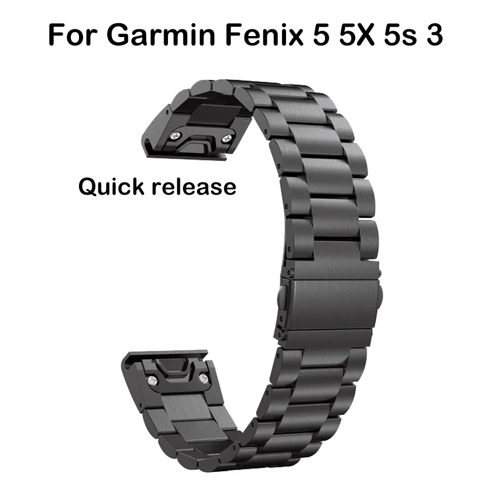 26 22 20 мм ремешок для часов Garmin Fenix 5X5 5S Plus 3 3HR D2 S60 часы Quick Release силиконовые Easyfit ремешок