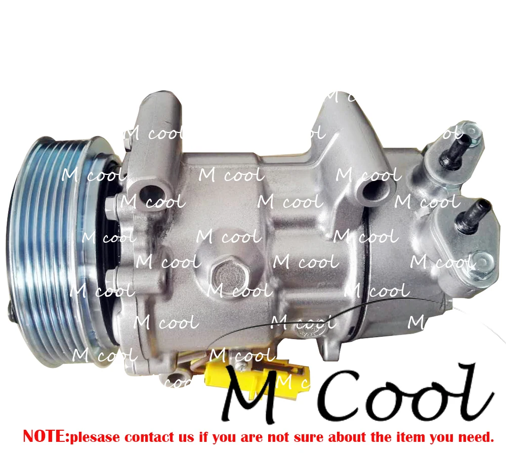 

HIGH QUALITY AC COMPRESSOR FOR PEUGEOT 206 307 FOR CITREON C3 1998-2009 9646273880 6453LH 6453GZ 9646273380 6453LN