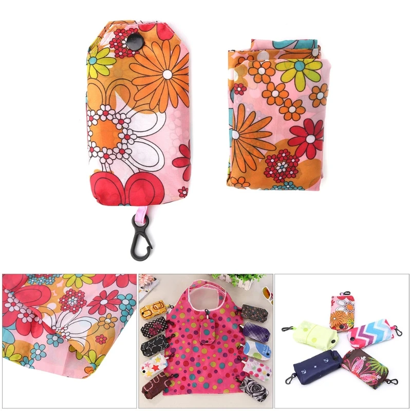 

Large Capacity Foldable Shopping Bag Reusable Tote Pouch Recycle Handbag Eco