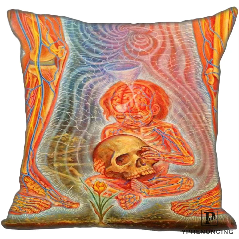 Best Custom Alex Grey Blessing (2) Наволочка на подушку спальня домашний квадратный наволочка