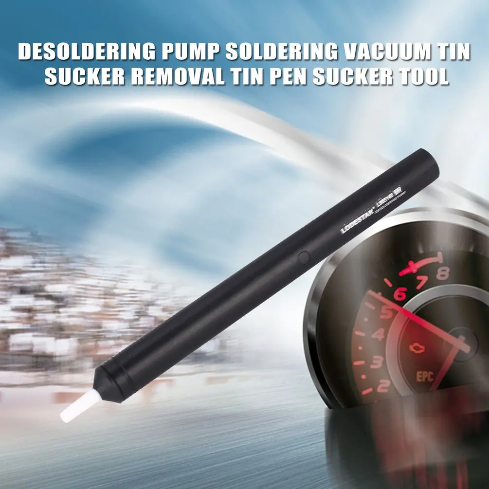 

Lodestar Desoldering Pump Soldering Iron Vacuum Tin Sucker Removal Tin Pen Sucker Tool Suction Hand Welding Tools Desolder