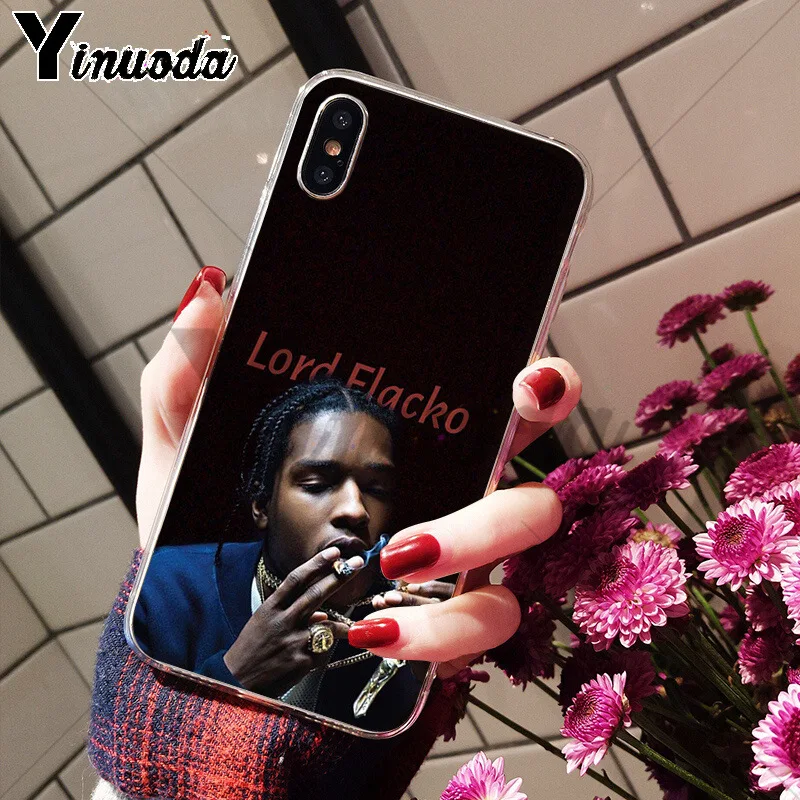 Yinuoda A$ AP Asap Rocky Lord Flacko простые мягкие термополиуретановые чехлы Модные Цветные чехлы для телефонов для iPhone 8 7 6 6S Plus X XS max 5 5S SE XR - Цвет: 9