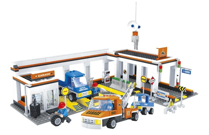 Ausini model building kits compatible with lego city car