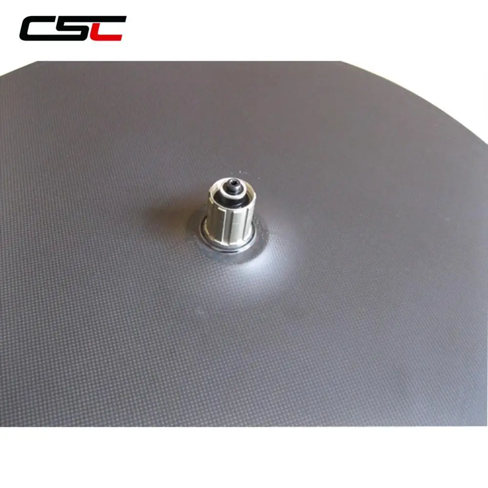 Sale Full Carbon Disc Wheel 700C Clincher Tubular Rear Bicycle Plane Wheel for Road Track Bike 5