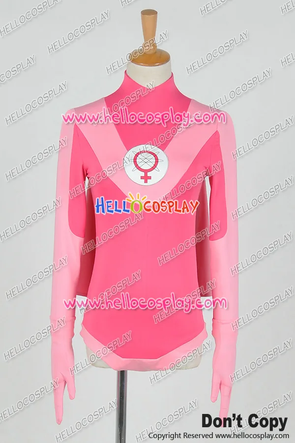 

Invincible Comics Cosplay Superhero Atom Eve Costume Pink Jumpsuit H008