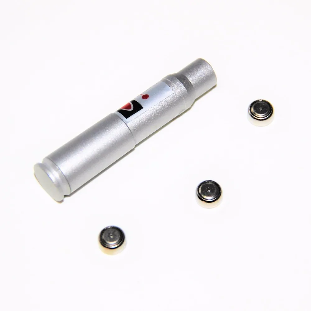 

2pcs/lot Airsoft Tactical Hunting 8x57 JS Cartridge Red Dot Laser Sight Bore Sighter for rifle air guns