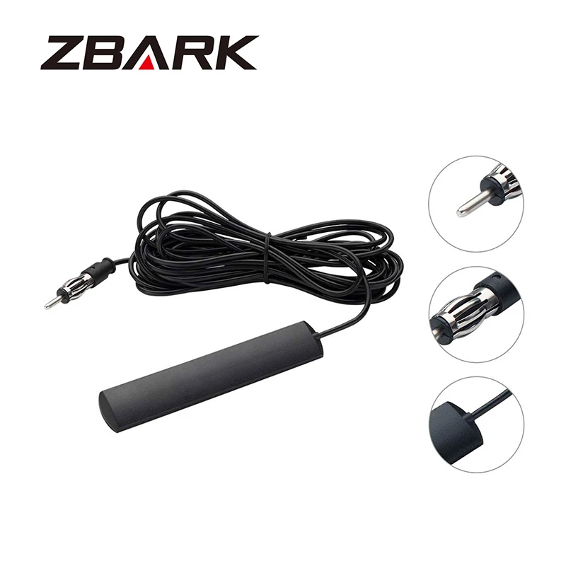 

12V Universal Car Stereo FM Radio Antenna Windscreen DIN Aerial YHANT001