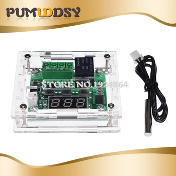

W1209 DC12V cool temp thermostat temperature control switch temperature controller thermometer thermo controller+Acrylic Box