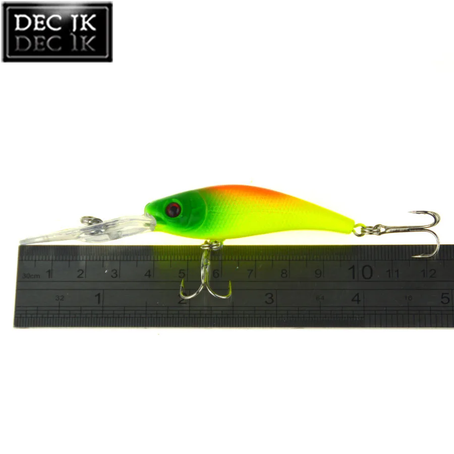 16PCS Plastic Hard Fishing Lure Tackle Fake Laser Bait Crankbaits Minnow Sea Bass Pike Swimbait With Hooks Saltwater Lures Set (15)