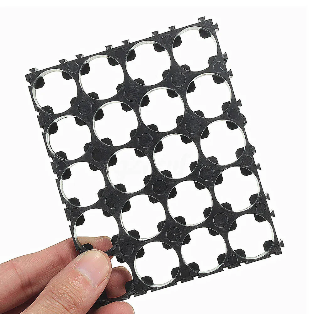 Qjoy 20//30//40//50 Pcs 4x5 Cell 18650 Batteries Spacer Holders Radiating Shell Plastic Bracket