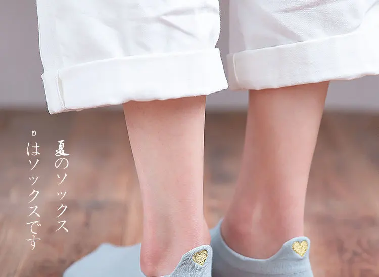 5 пар/лот Kawaii милые женские лодочные носки низкие Нескользящие тонкие неглубокие невидимые женские летние тапочки короткие носки