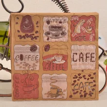 20 servilletas con diseño de tabla de calificaciones para alimentos, servilletas de papel decoupage vintage para fiesta, cóctel, hotel festivo, impresión decorativa, granos de café