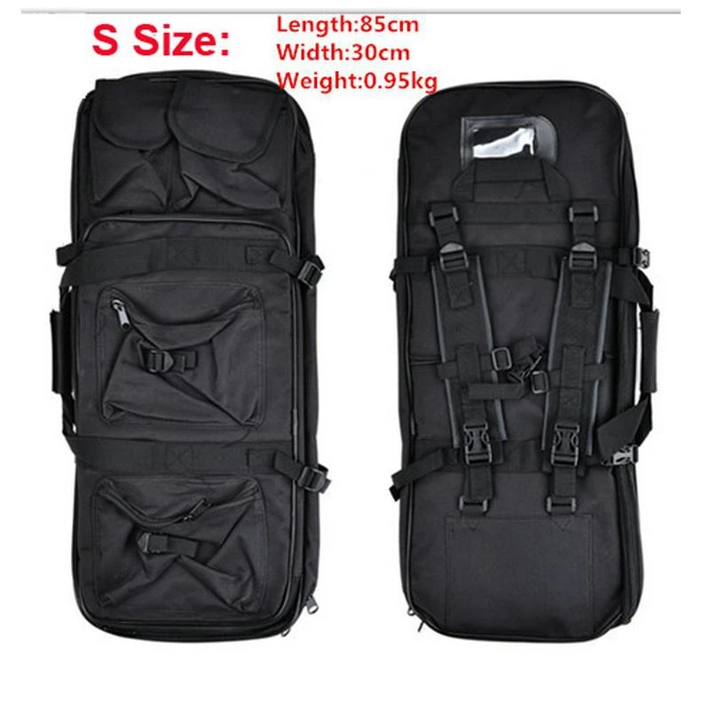 caso arma dupla mochila caça militar airsoft tan
