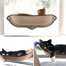 Gran oferta, hamaca para gatos, cama de montaje, ventana, tumbona, ventosa, cama caliente para descanso de gatos y mascotas, casa, jaula de hurón suave y cómoda