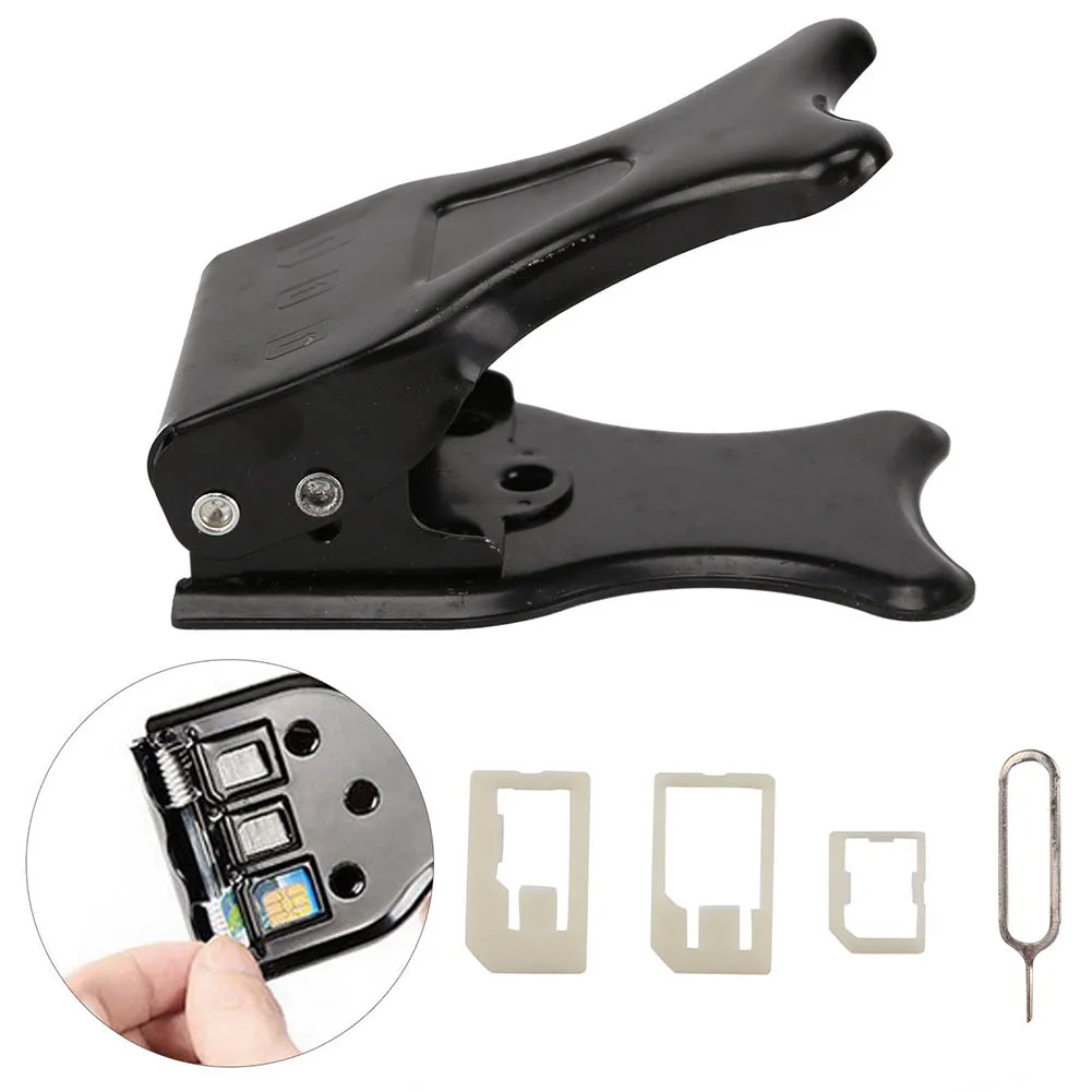 

Sim Card Cutter 3 In 1 Micro/Standard to Nano SIM Card Cutter Tool for Apple iPhone 6/7/8 Samsung