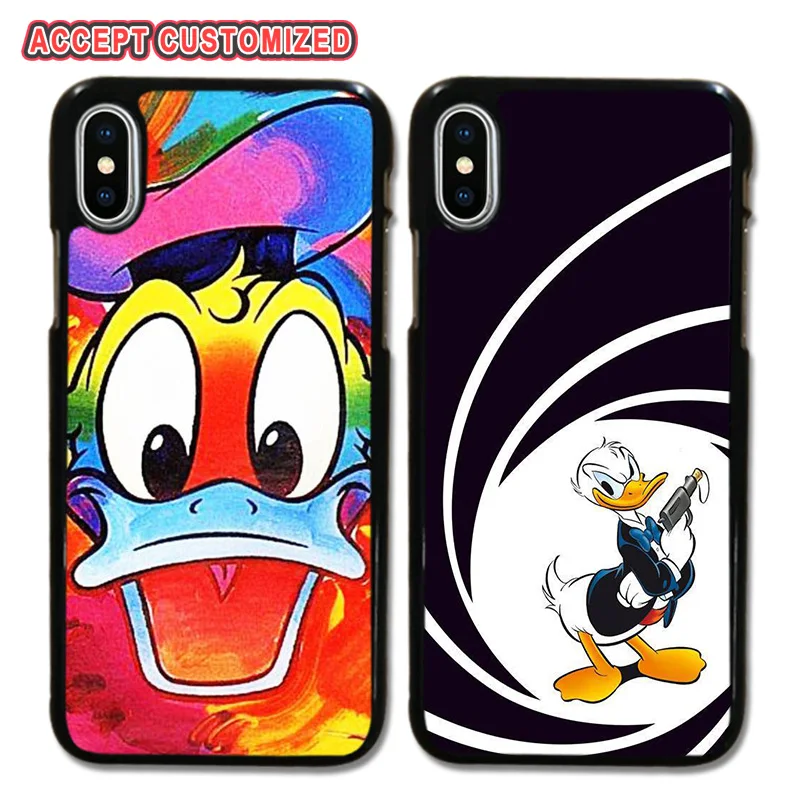 

Case for Samsung Galaxy Note 8 9 S8 S9 Plus S6 S7 Edge Donald Duck Cover for iPhone 10 X XS 6 6S 7 8 Plus Max XR 5 5S SE