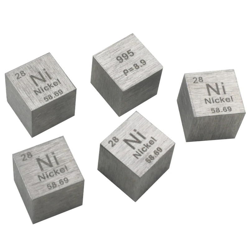 Никелевый металлический куб 10 мм никелевый куб 99.95% чистый