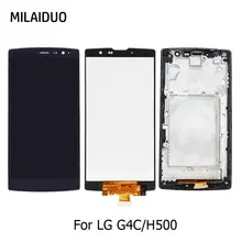 LCD Display For LG G4c H500 H525N H525 H522Y H520Y Touch Screen Digitizer Sensor Monitor Assembly Replacement Black with Frame LCD Display For LG G4c H500 H525N H525 H522Y H520Y Touch Screen Digitizer Sensor Monitor Assembly Replacement Black with Frame