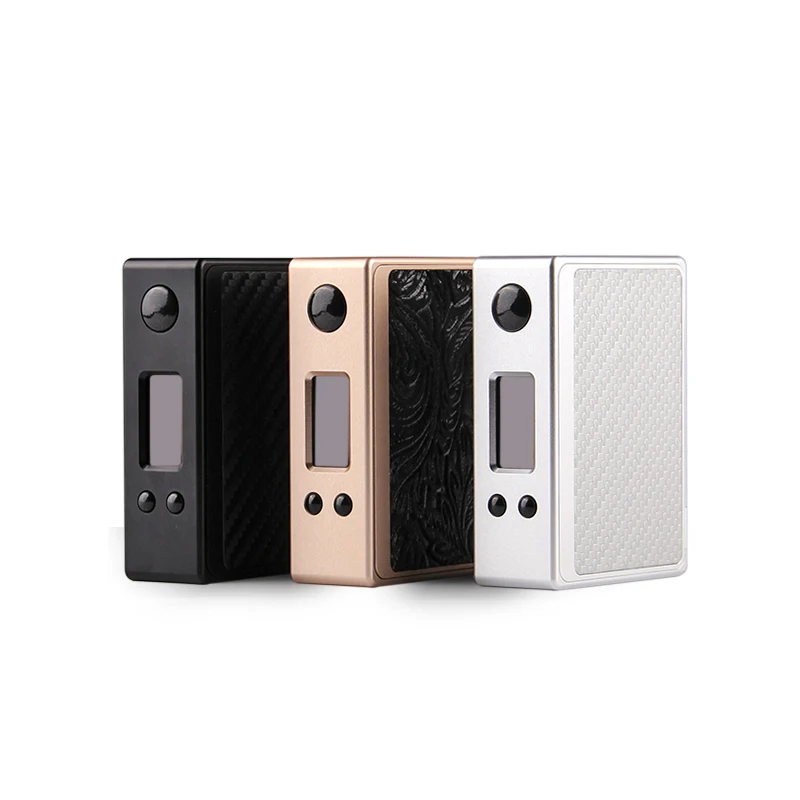 

ECT Wealth 200w Temperature control double 18650 4400mAh battery Box Mod Kit compare with TFV8 and RX200S mod e cigarette kit