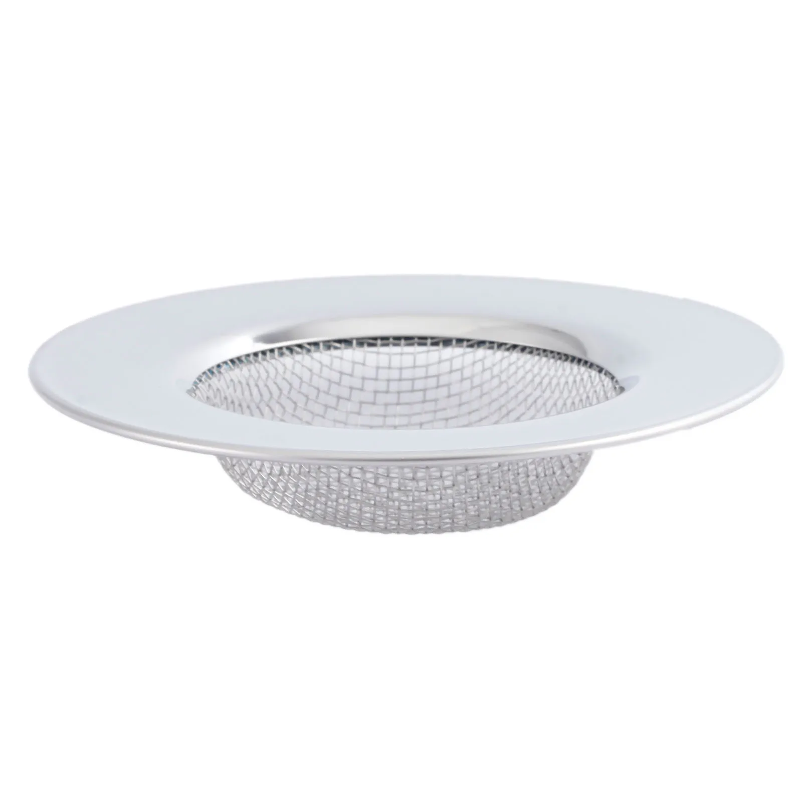 1Pc Kitchen Sink Strainer 7.7CM Stainless Steel Sink Drain Cover Drainer Basin Filter Mesh Sink Strainer for Bathroom Shower