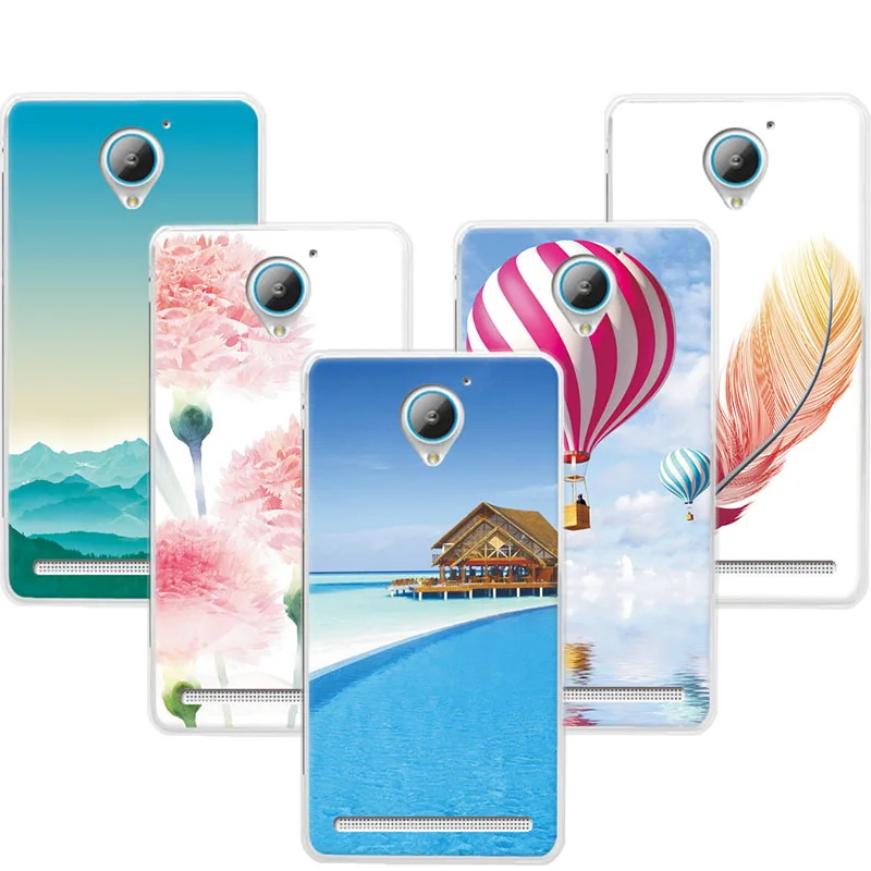 Exotic Natural Landscape Soft TPU Phone Cases For Lenovo Vibe C2 Back Cover Silicone vibe c2 5&quot Inch Capa Funda Coque |