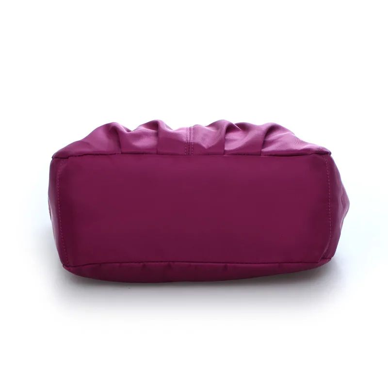 Женская винтажная фиолетовая Водонепроницаемая нейлоновая сумка-тоут из ткани Оксфорд, сумка через плечо для путешествий, женская сумка-мессенджер, сумки через плечо