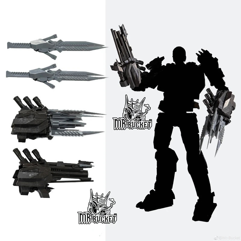 

Transformation MR02 UT R01 Confined Accessory Kit Mr.Bucket Accessory Kit PVC Action Figure Model Doll Toy