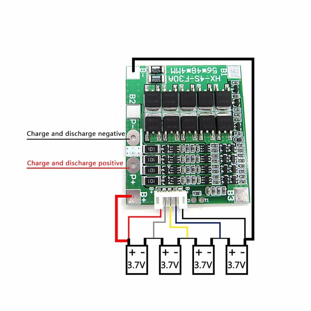 Аккумулятор LiFePo4 18650 с защитой BMS плата PCB 30A 12 8 в балансиром 3 2 Прямая поставка|4s