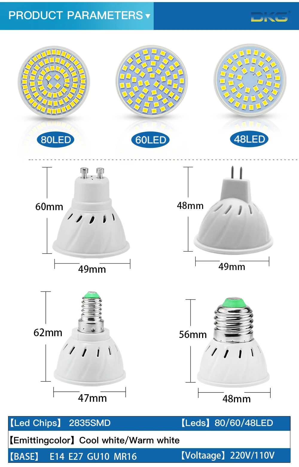 Led Bulbs MR16