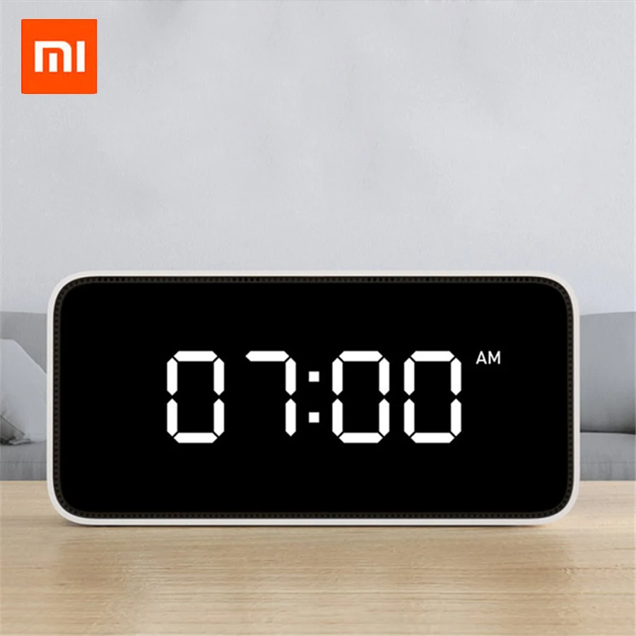 

Original Xiaomi Mijia Xiaoai Smart Voice Broadcast Alarm Clock Smart Voice Broadcast Alarm Work with Mi Home APP