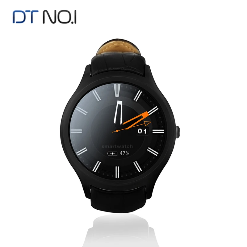 

DT NO.1 D5 Plus Smart Watch Waterproof MTK6580 Quad Core 1+8GB Bluetooth Smartwatch Heart Rate Monitor GPS Clock For Android iOS