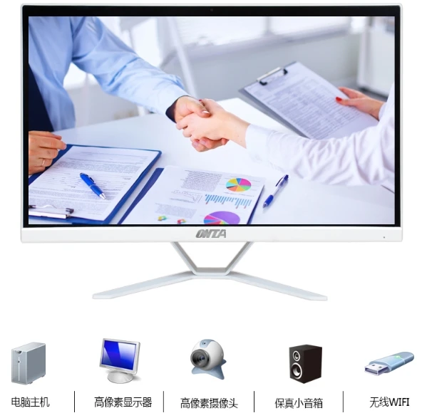 

Factory price 18.5 21.5 23.5 27 inch pC CPU i3i5i7 with touch interactive monitor HD FHD screens all in one computer pc desktop