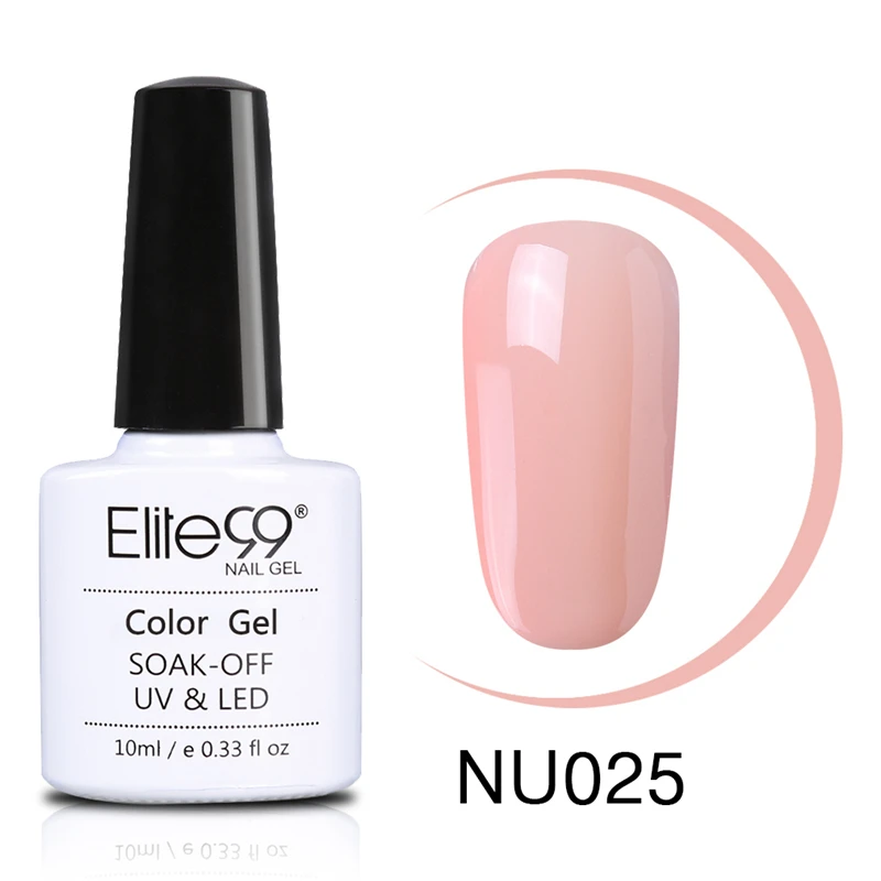 Гель лак Elite99 для светодиодной УФ лампы телесного цвета|nail polish lacquer|designer nail polishnail |
