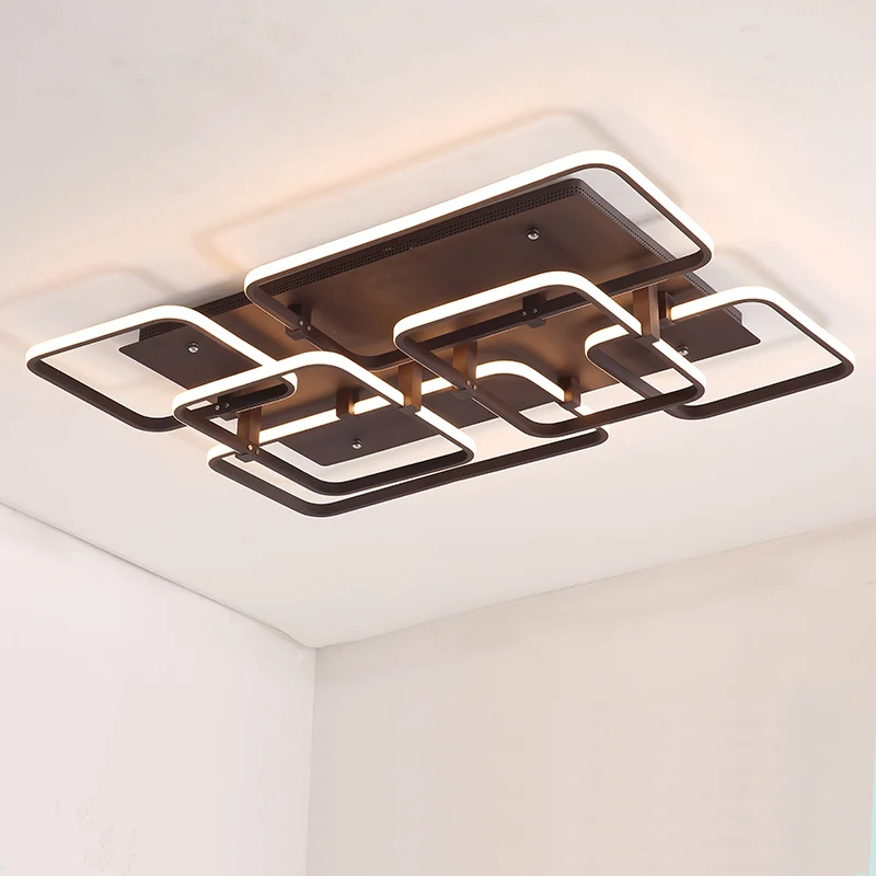 

New Brown/white Modern Led Ceiling Lights For living room light bedroom lamparas de techo plafon led Ceiling Lamp light fixtures