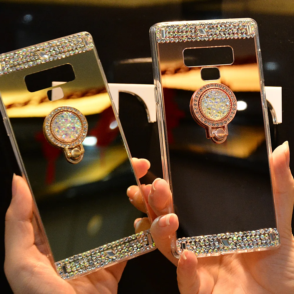 

Ollivan Diamond Case For Samsung S8 S9 Plus Case Luxury Glitter Mirror Cover For Samsung A3 A5 A7 J3 J5 J7 2016 2017 S7 S6 Edge