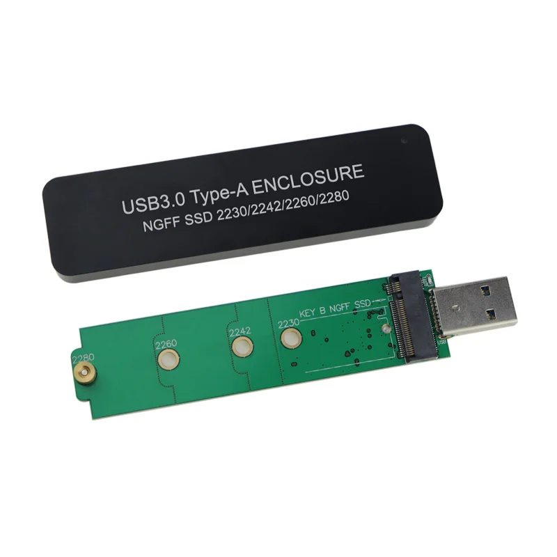 Внешний твердотельный накопитель M.2 считыватель SSD NGFF на USB 3 0 корпус базе SATA
