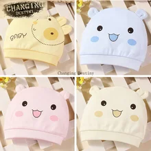 0-3 месяцев стиль случайный хлопок модельная Кепка Мультфильмы для новорожденных шляпа четыре сезона все подходящие Девушки Одежда Аксессуары