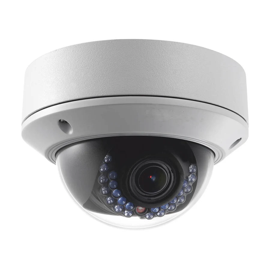 3mp IP Camera DS 2CD2735F IS Vari focus 2 8 12mm IR Dome With POE 3DNR